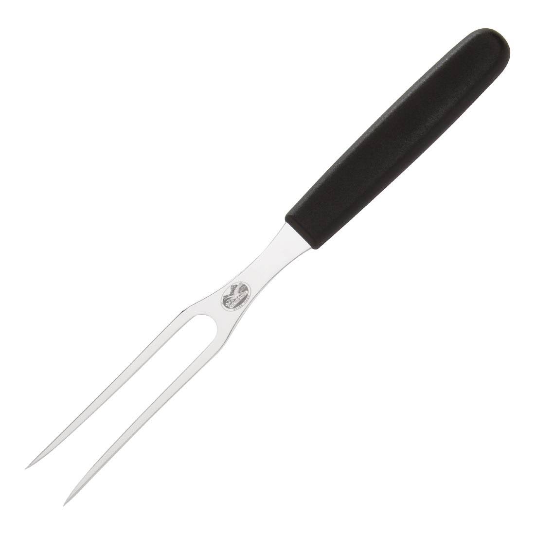 Victorinox Handle Carving Fork - Black, 15cm