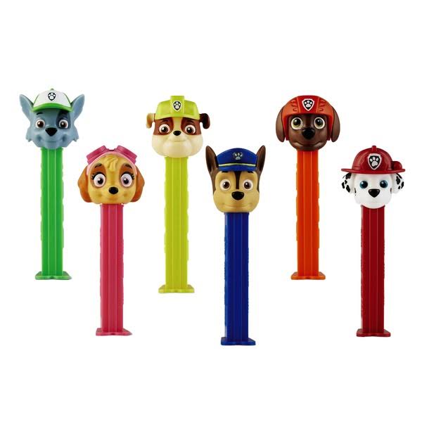 Pez Paw Patrol Candy Sweets Dispenser with 3 Candy Packs 24.7g Pack
