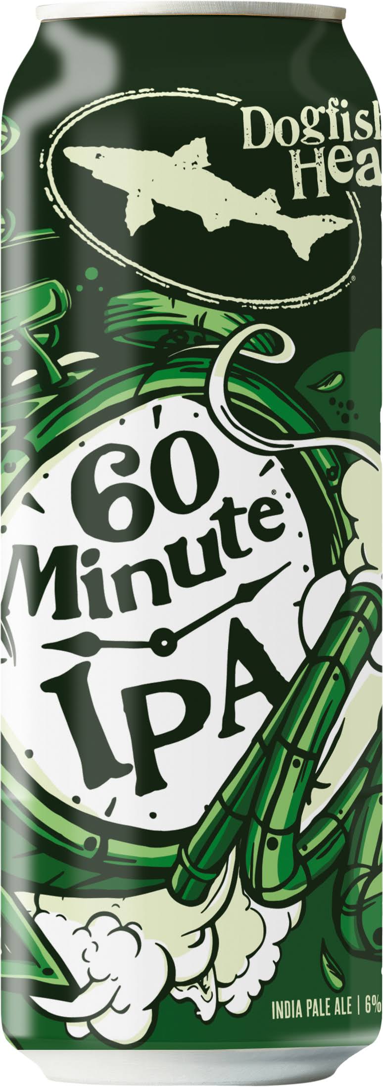 Dogfish Head Beer, India Pale Ale, 60 Minute IPA - 1 pint 3.25 fl oz