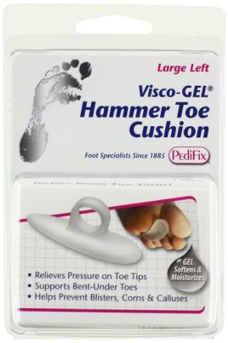 PediFix Visco Gel Hammer Toe Cushion - Large, Left, 2pk