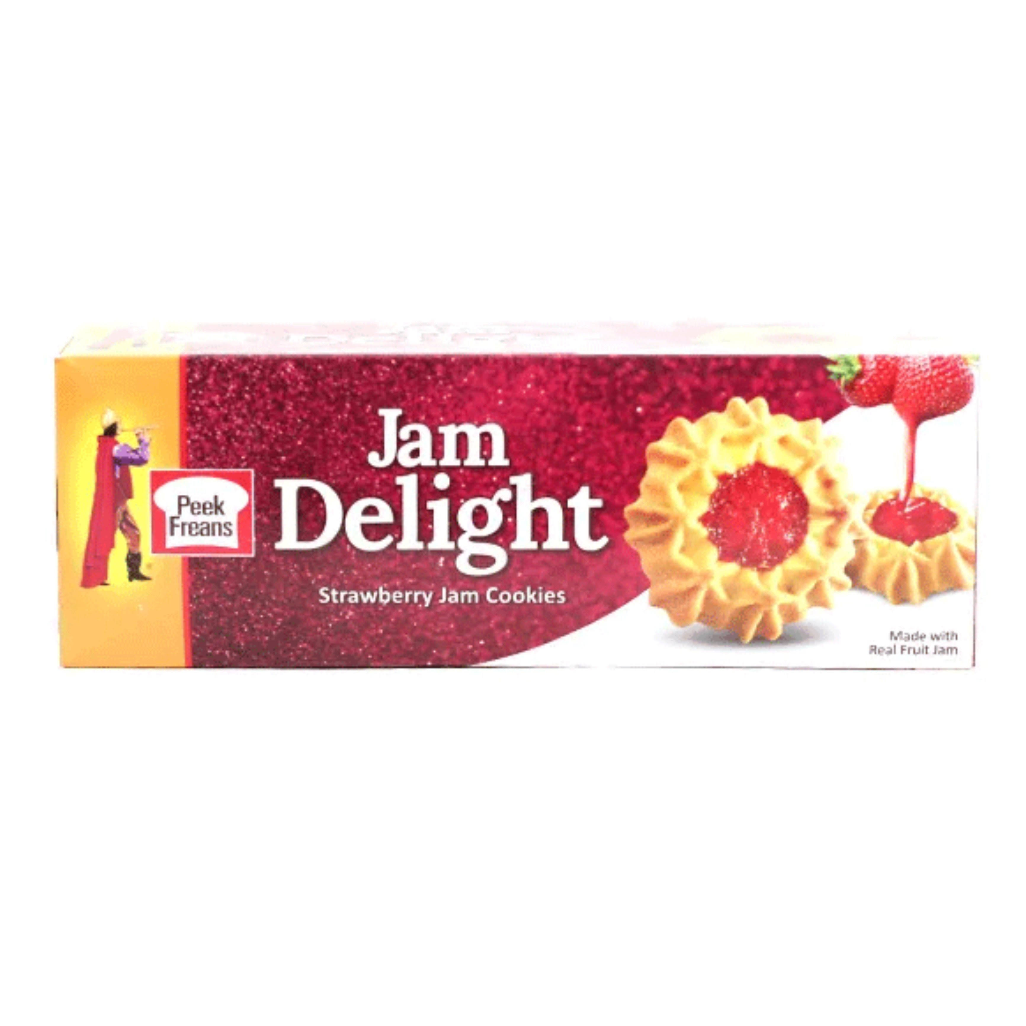 Ebm Jam Delight Jam Cookies - Strawberry, 105g