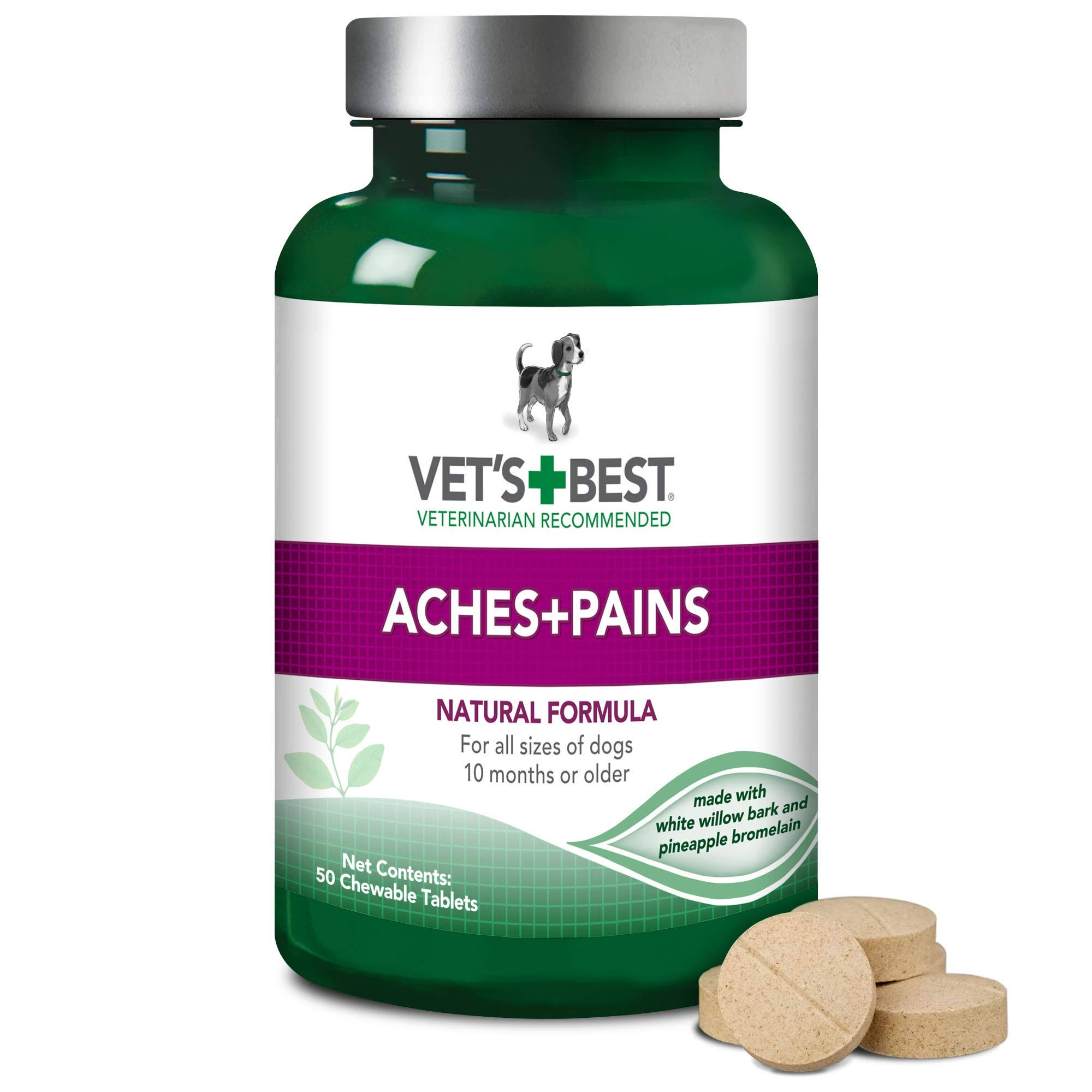 Vet's Best Aches + Pains - 50 Chewable Tablets