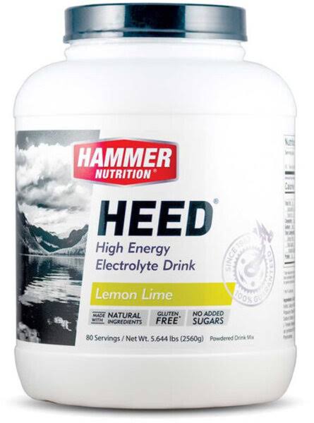 Hammer Nutrition HEED Drink Mix - Lemon Lime, 80 Servings