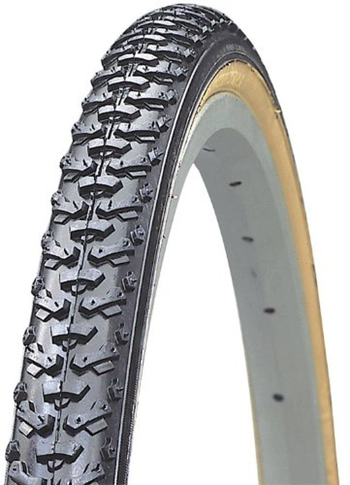 Kenda K161 Knobby Wire Bead Bicycle Tire - Gumwall, 27" x 1 3/8"