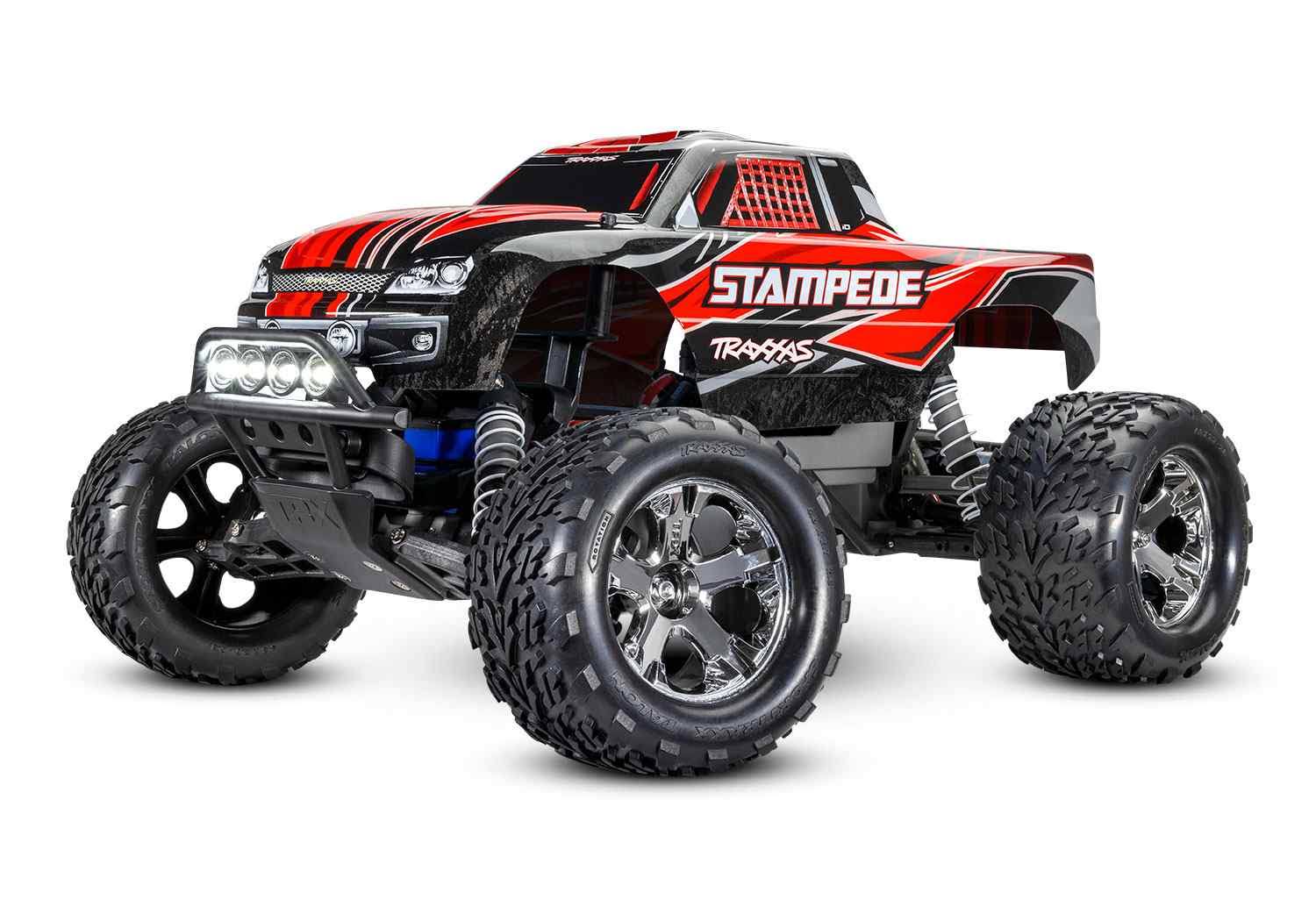 Traxxas 1/10 Stampede 2WD Monster Truck RTR with LED Lights