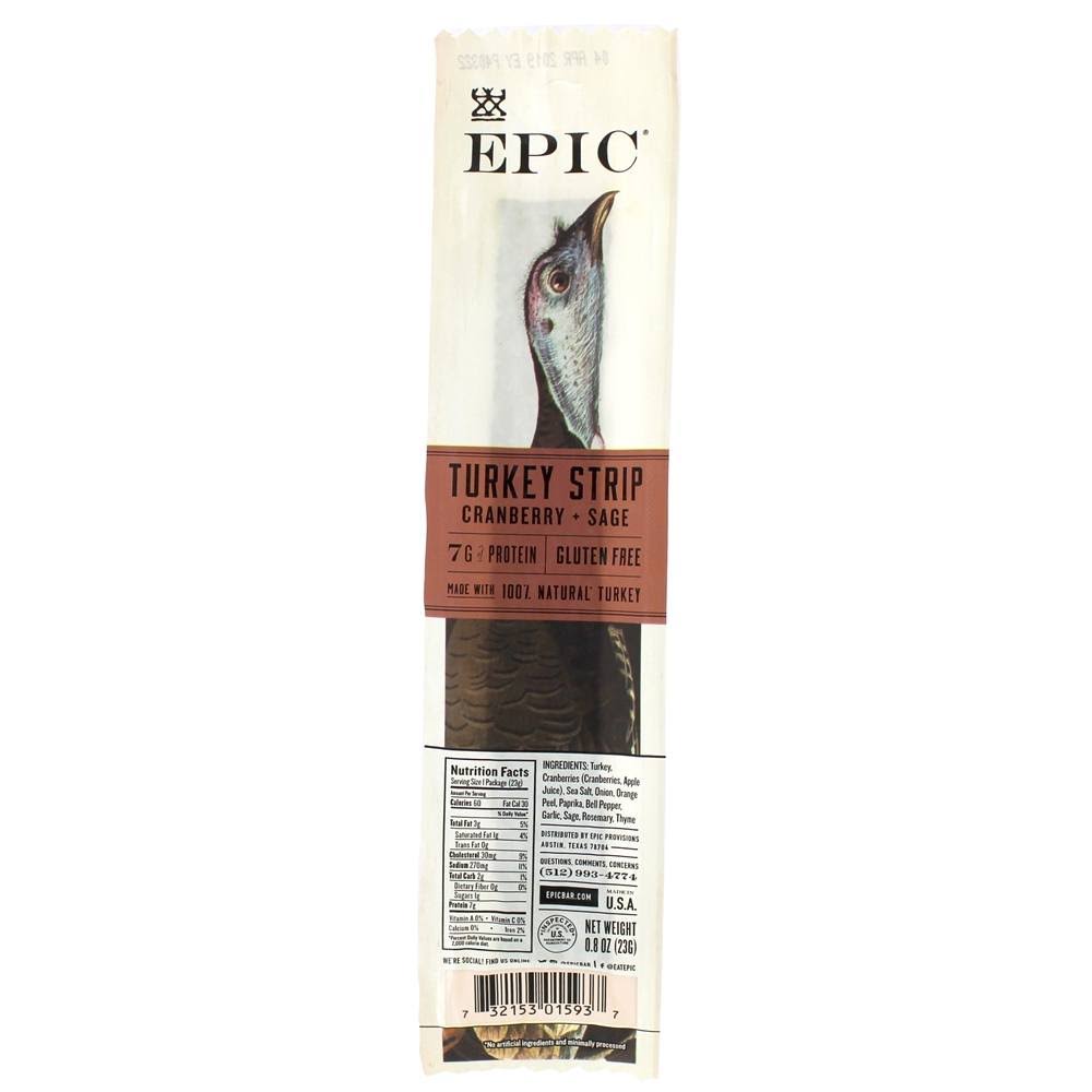 EPIC Snack Strip Turkey Cranberry Sage 0.8 oz.