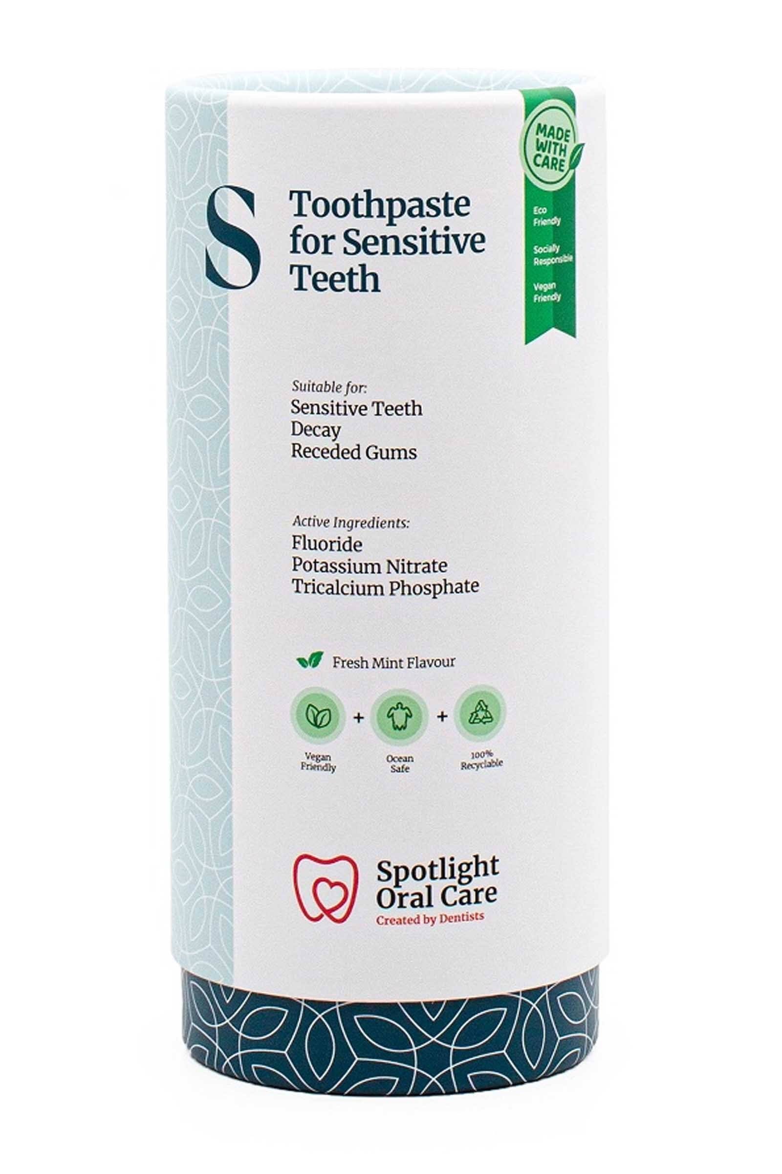 Spotlight Oral Care for Sensitive Teeth Toothpaste - Fresh Mint Flavour, 100ml