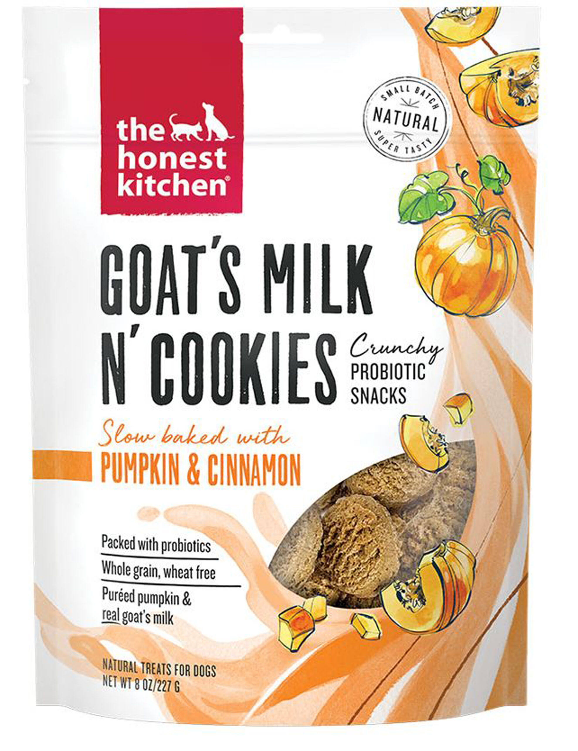 The Honest Kitchen Dog Goat's Milk N' Cookies Pumpkin & Cinnamon 8oz