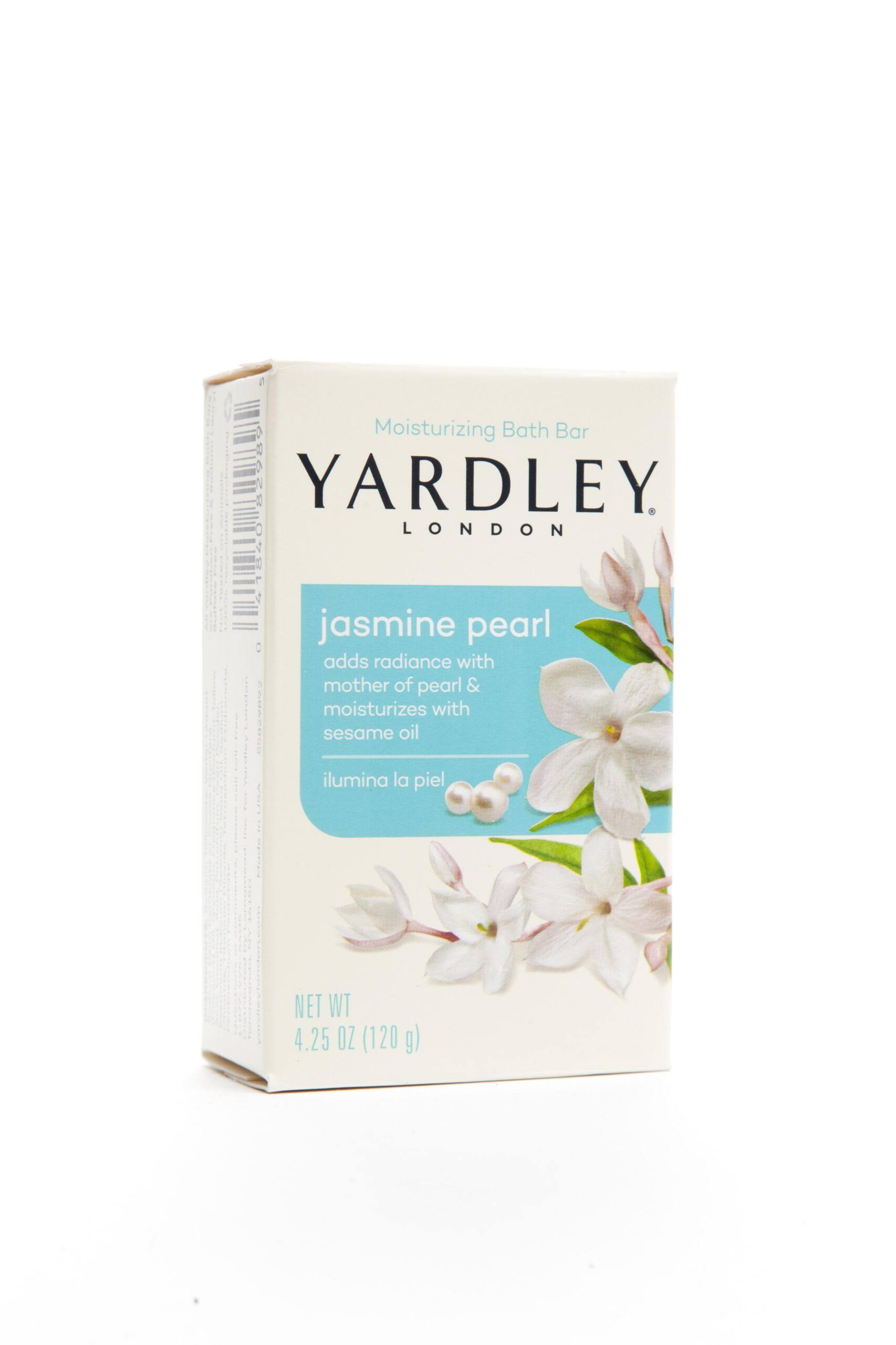 Yardley London Bath Bar - Jasmine Pearl, 120g