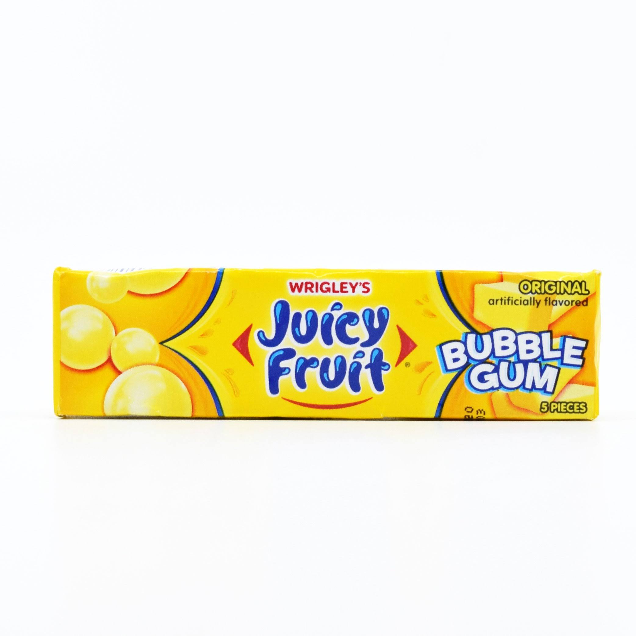 Wrigley's Juicy Fruit Bubble Gum - 5ct