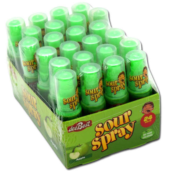 Sour Spray Candy Apple 24 Count