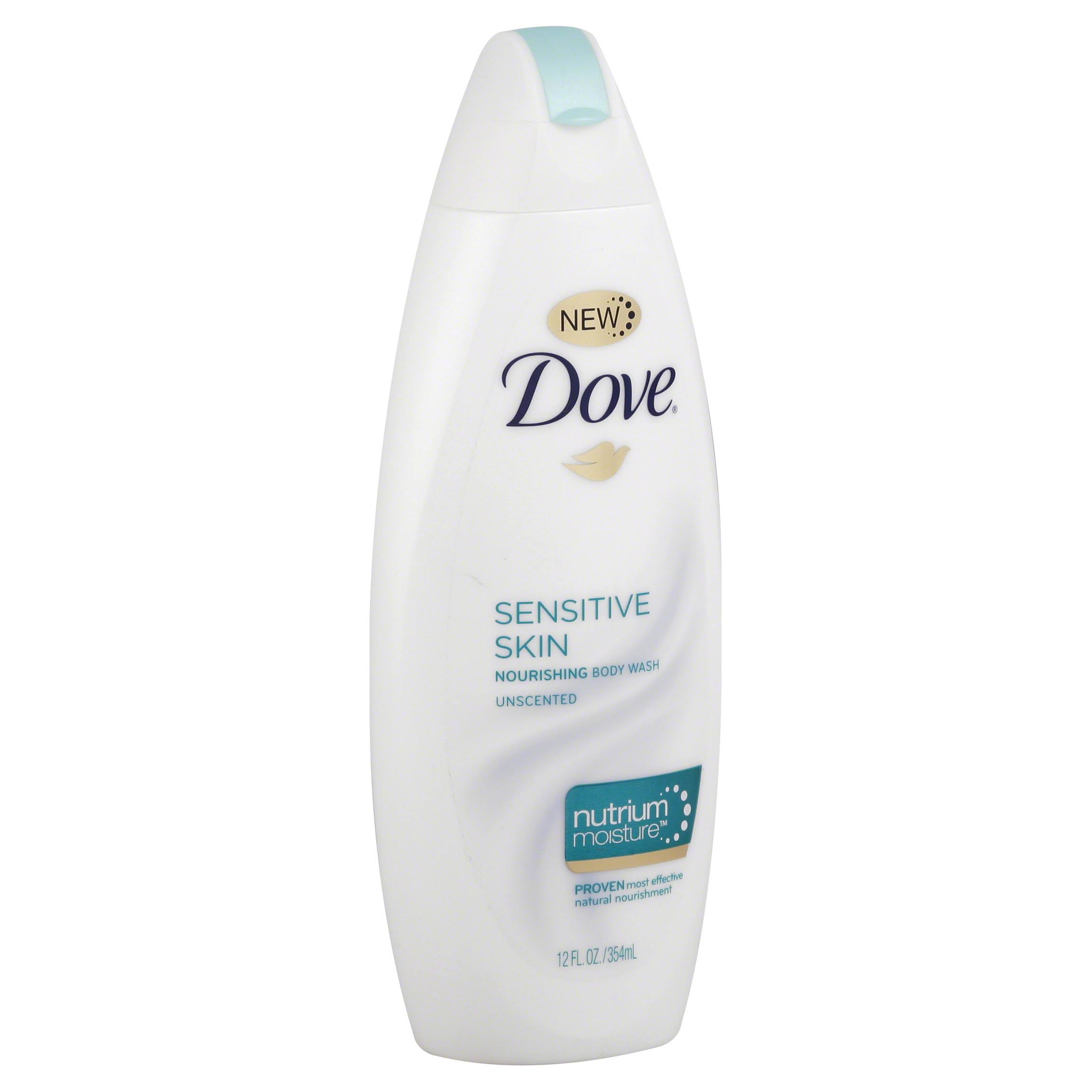 Dove Sensitive Skin Beauty Body Wash - 12oz, Uncented