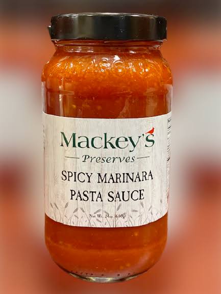 Mackey's Preserves, Spicy Marinara Pasta Sauce, 24 oz