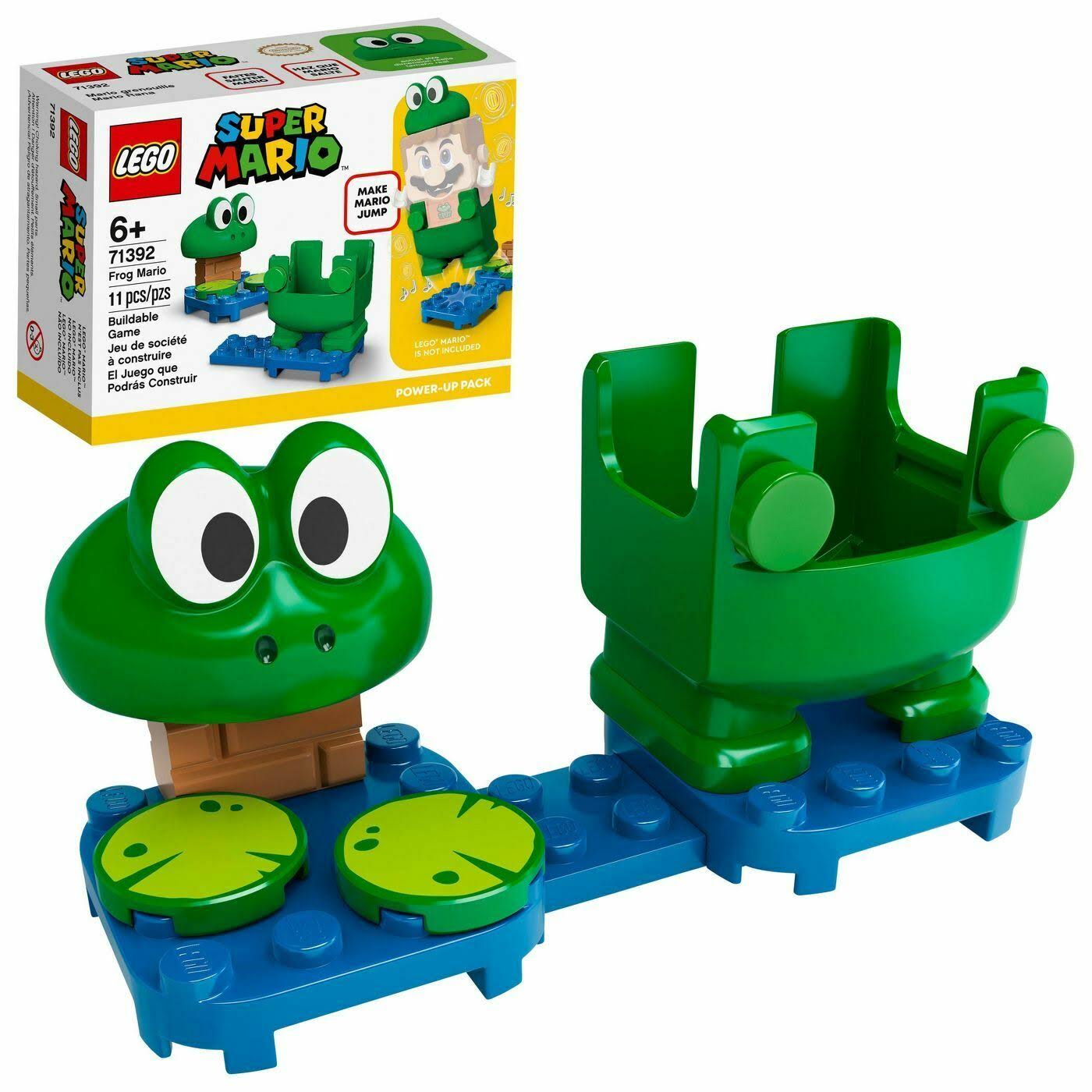 Lego 71392 Super Mario Frog Mario Power-Up Pack Building Toy New With Sealed Box