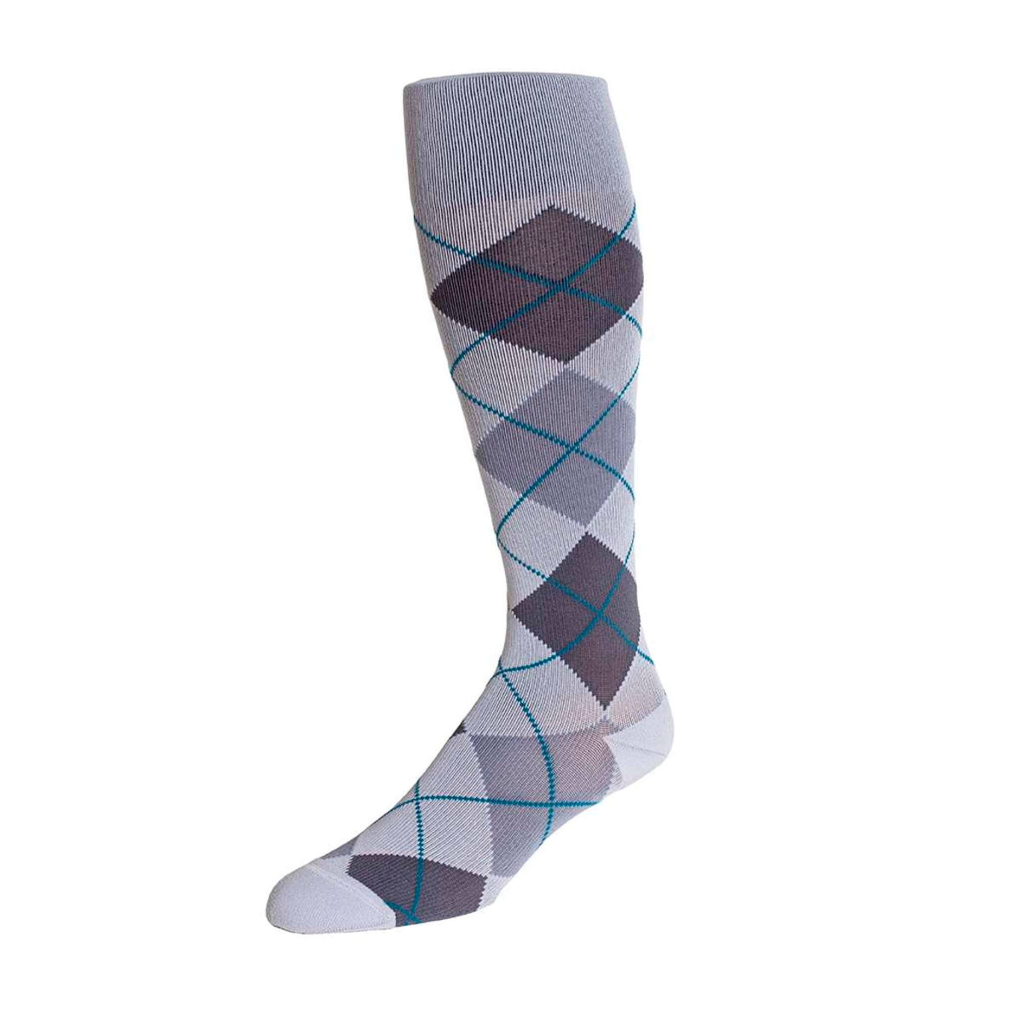 Rejuva Argyle Knee High Compression Socks