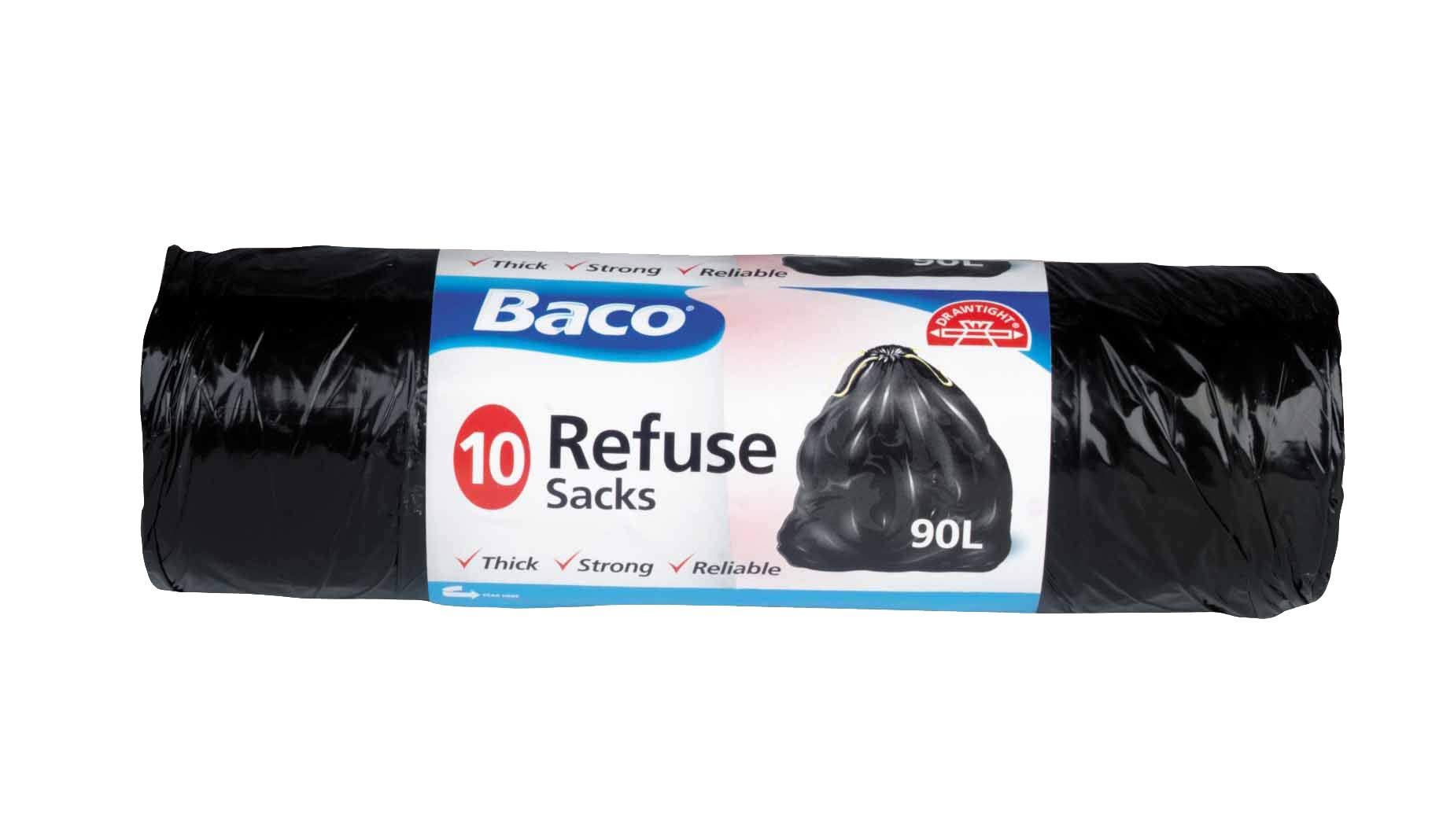 Baco Refuse Sacks - 10 x 90L Pack