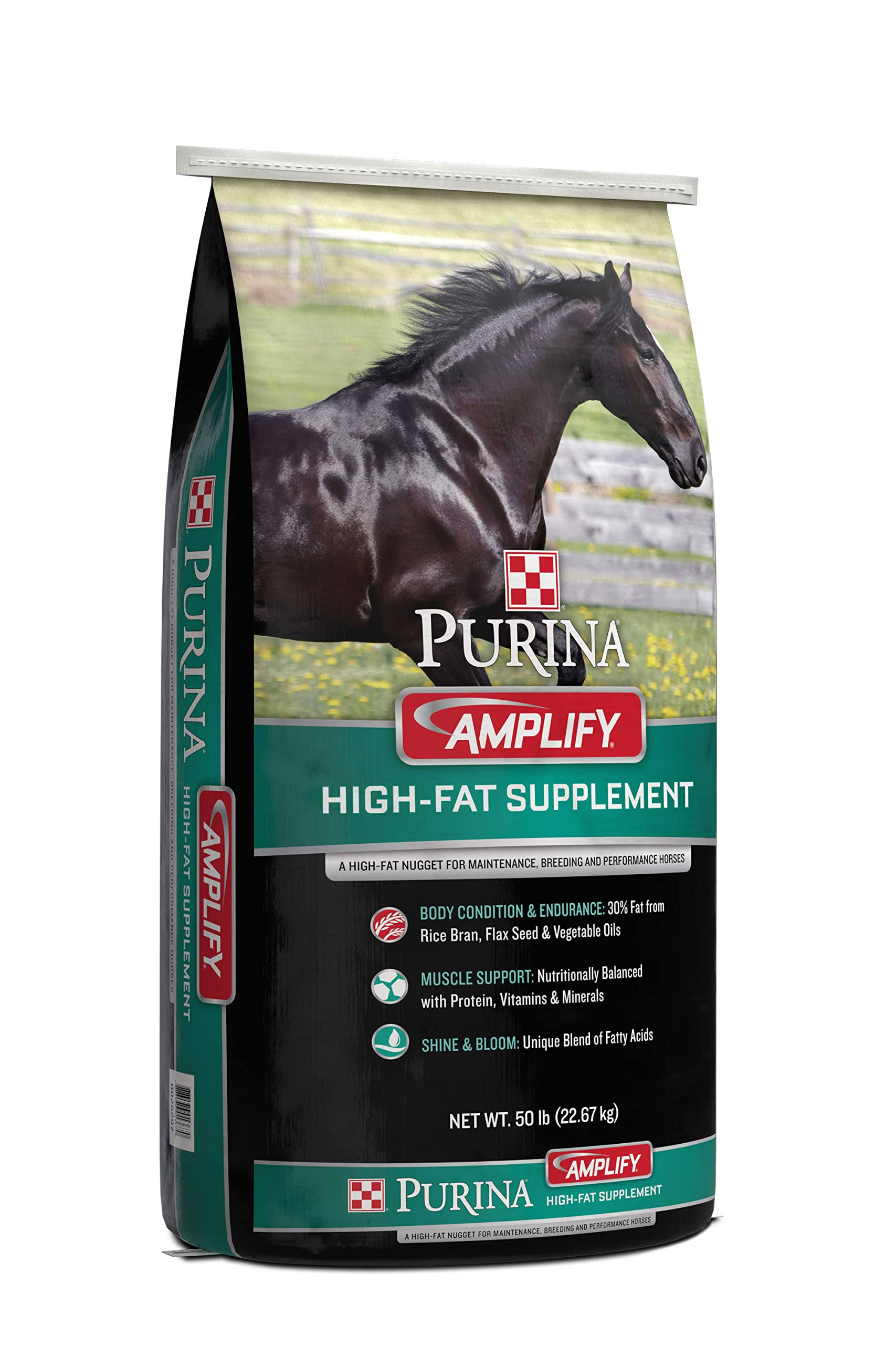 Purina Amplify High-Fat Horse Supplement - 50 lb