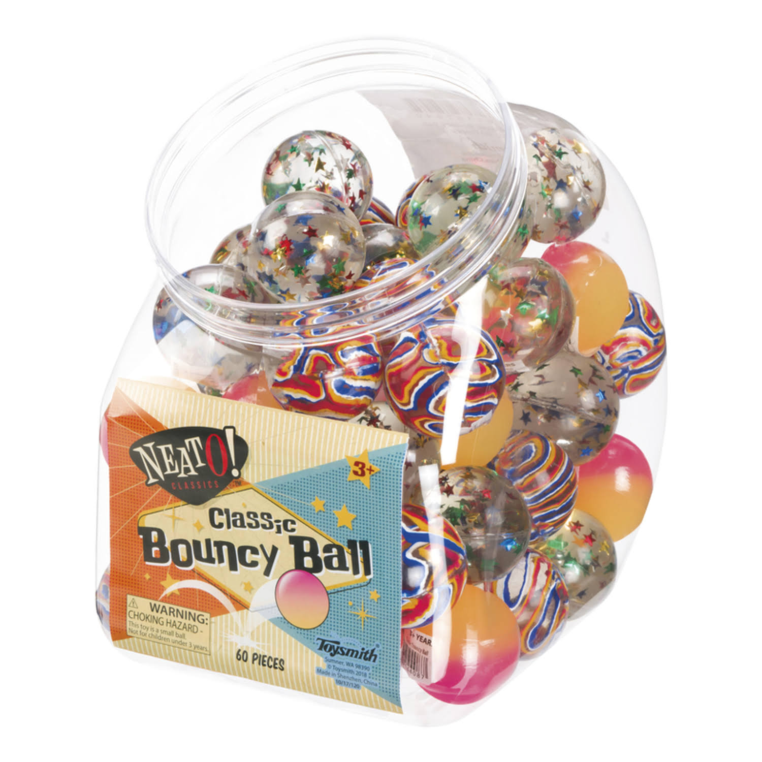 Tobar Toysmith Classic Bouncy Ball - 3 Pack