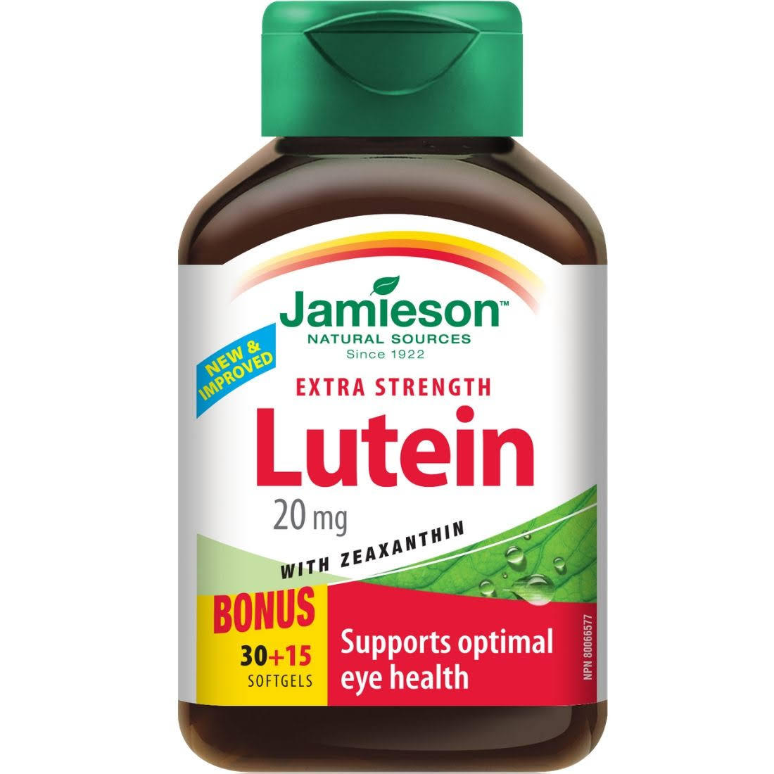 Jamieson 20 Mg Extra Strength Lutein