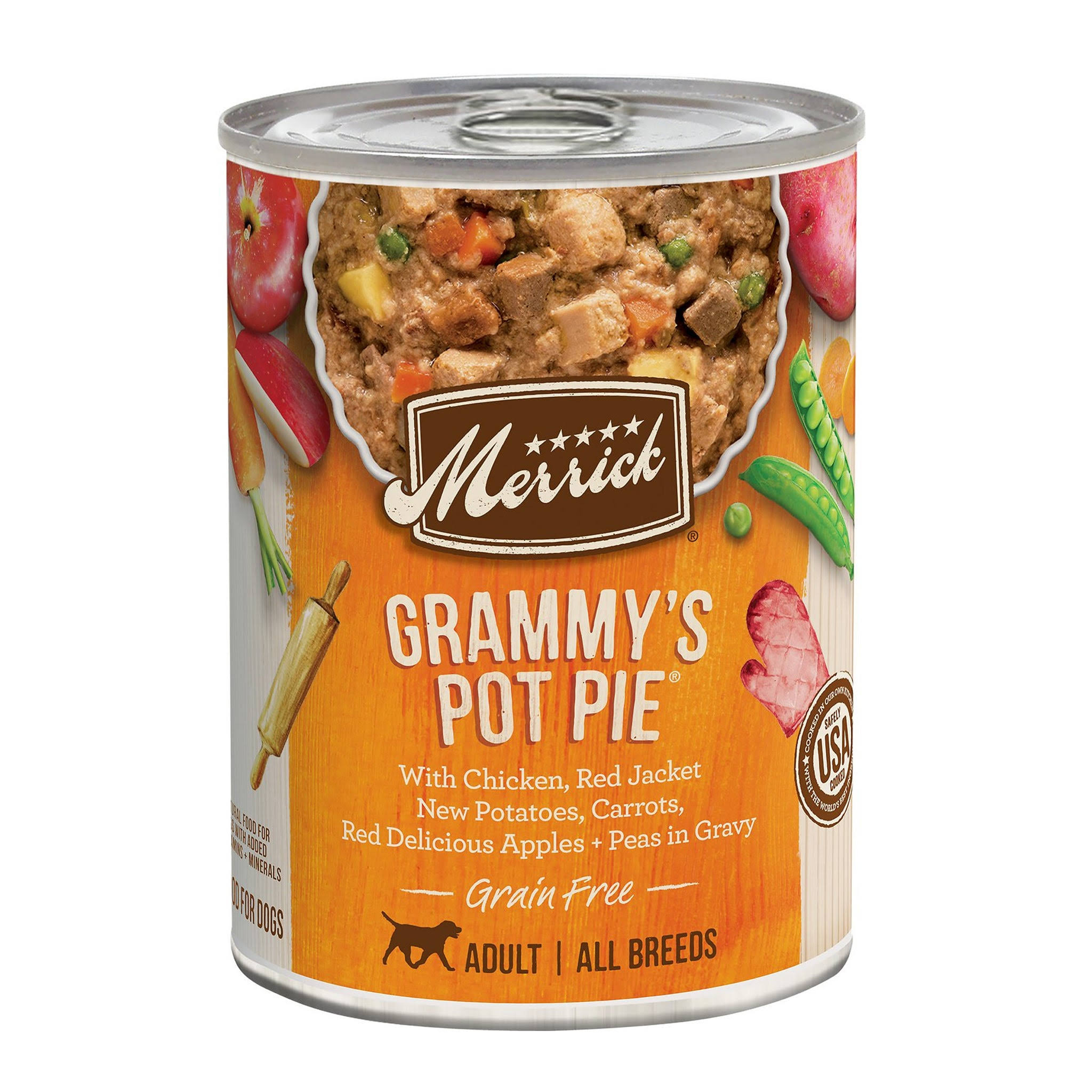 Merrick Grain Free Grammy's Pot Pie Canned Dog Food 12.7 oz