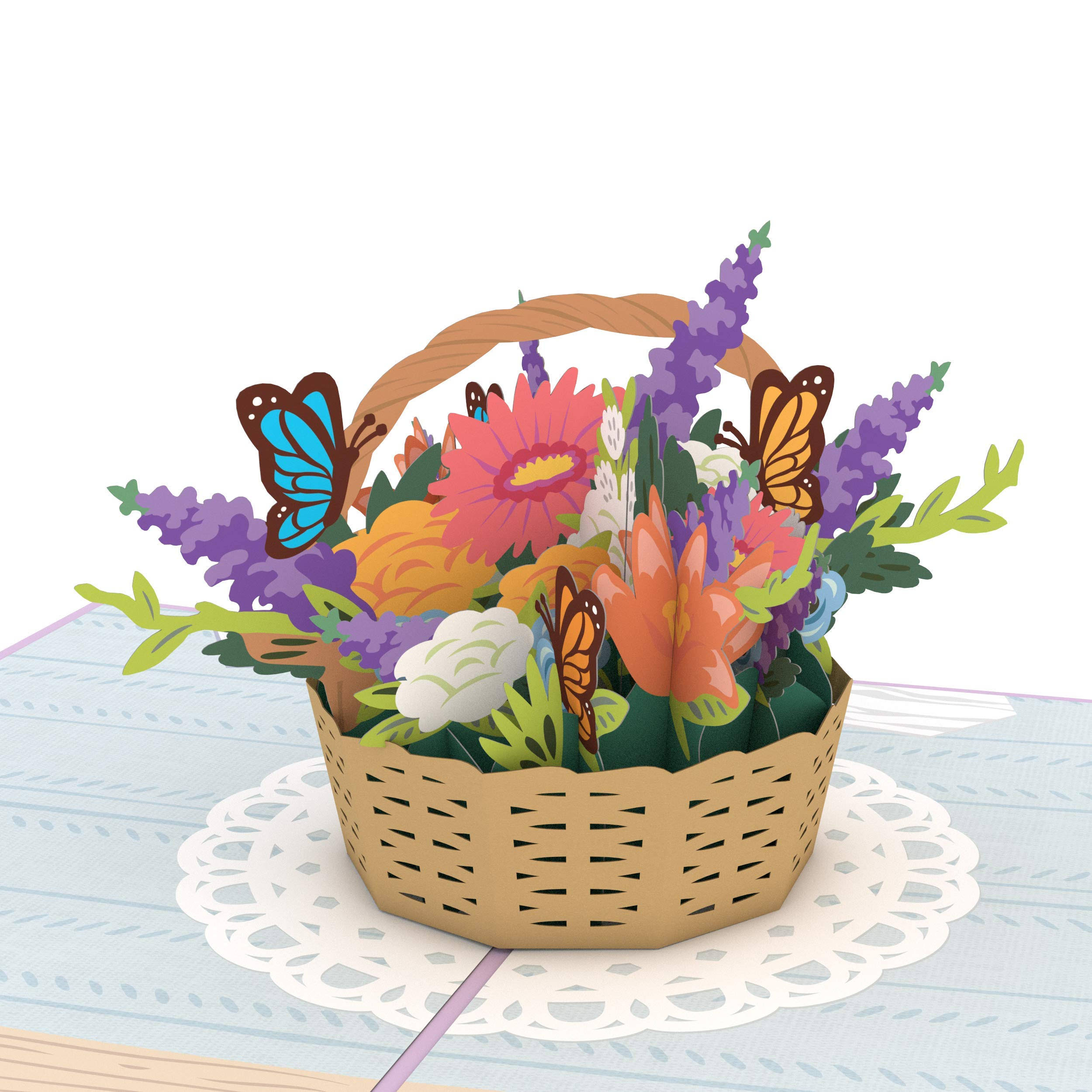 Lovepop Pop Up Greeting Card Flower Basket