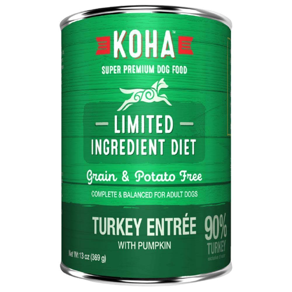 KOHA Limited Ingredient Dog Food - Turkey Entrée - Individual 13 oz.
