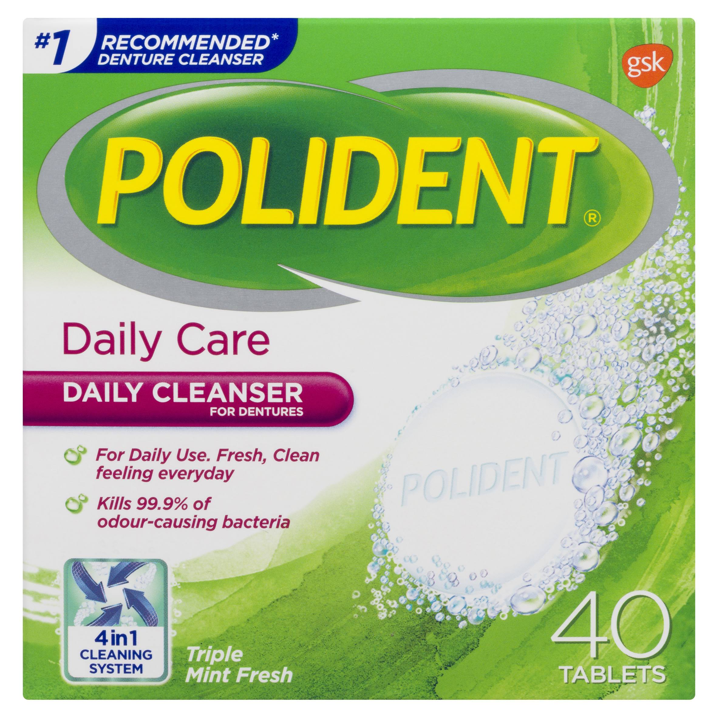 Polident Daily Care Cleanser