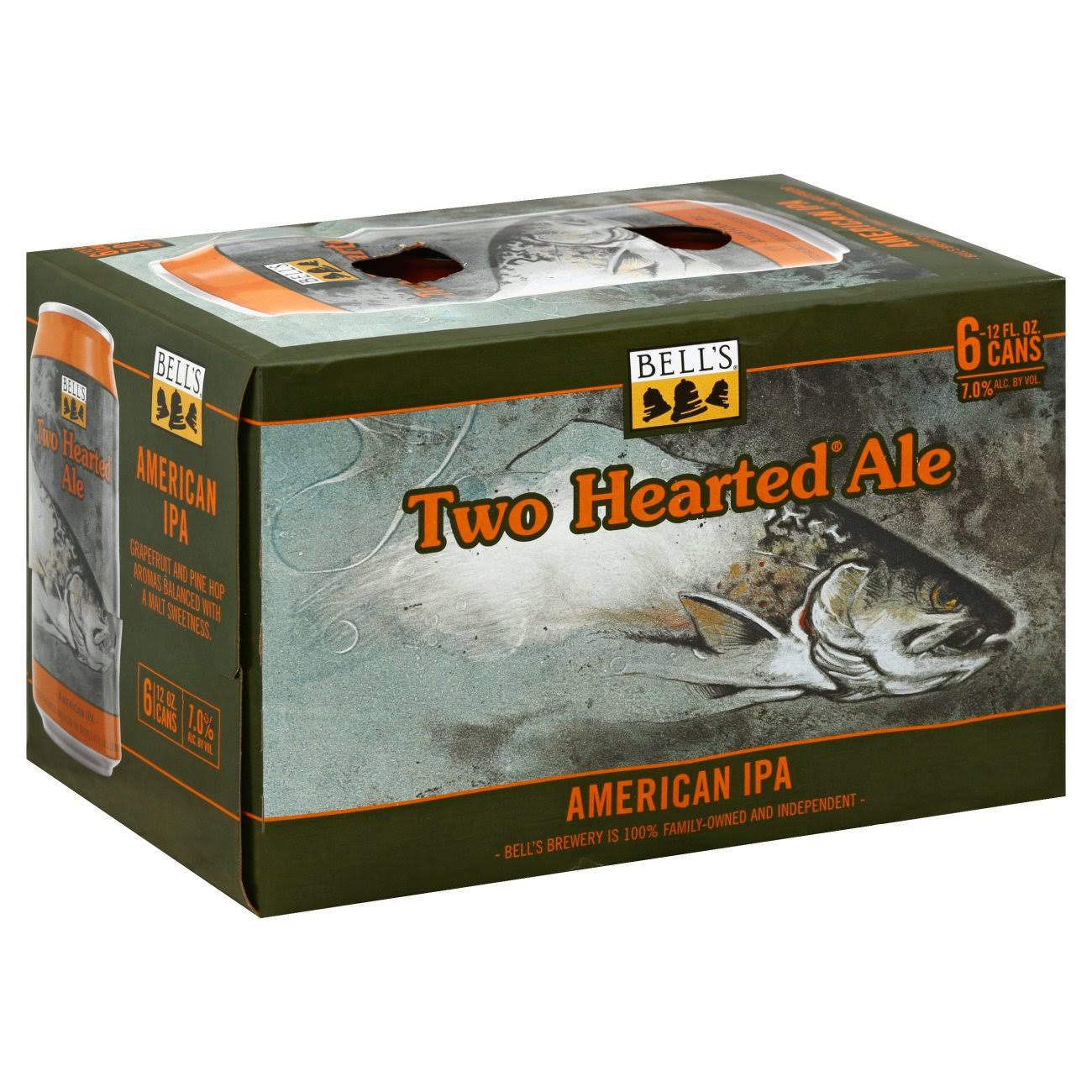 Bell's Beer, American IPA, Two Hearted - 6 pack, 12 fl oz cans