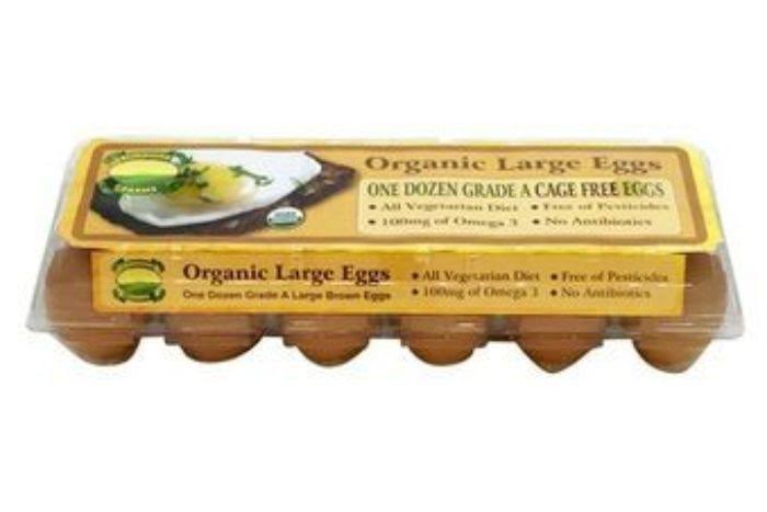 Sunshine Farms Grade A Organic Large Brown Eggs