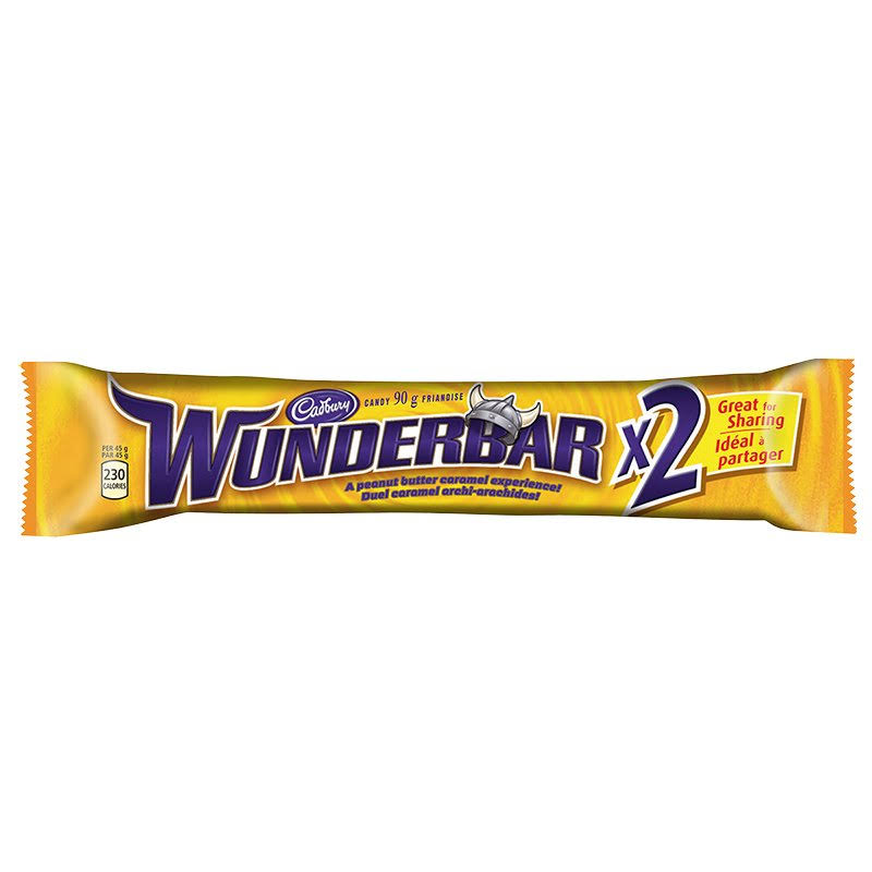 Cadbury Wunderbar Candy X2 90G Yellow #