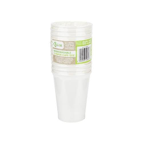 Eco Connections 12 Pack of White Paper Cups