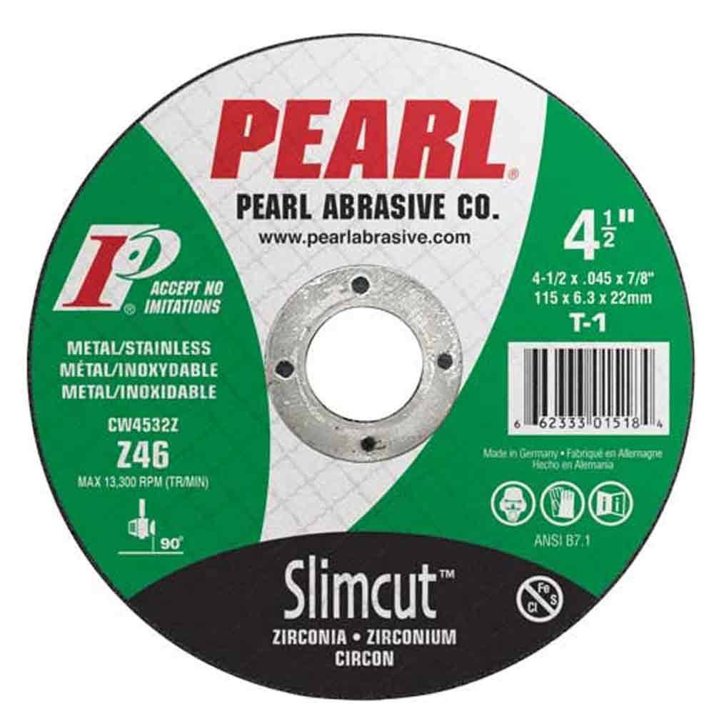 Pearl Abrasive CW0632Z SLIMCUT Zirconia Contaminate Free Thin Cut-Off Wheel