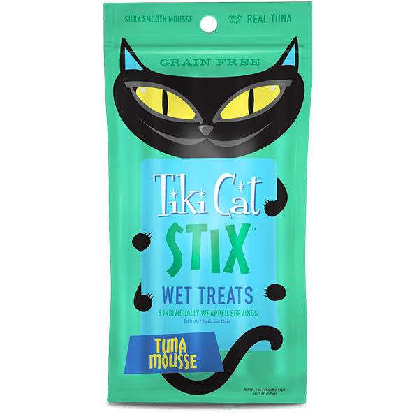 Tiki Stix Tuna Cat Treat Pouch 14g 6 Pack