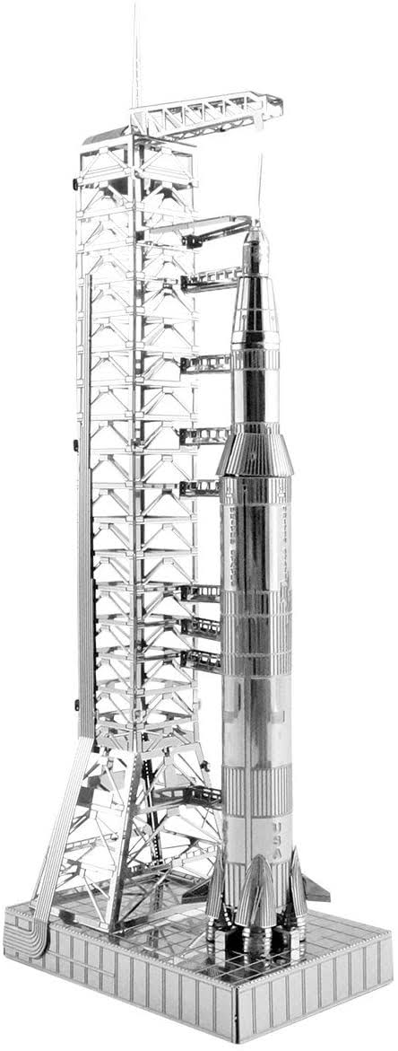 Fascinations Metal Earth Apollo Saturn V with Gantry 3D Metal Model