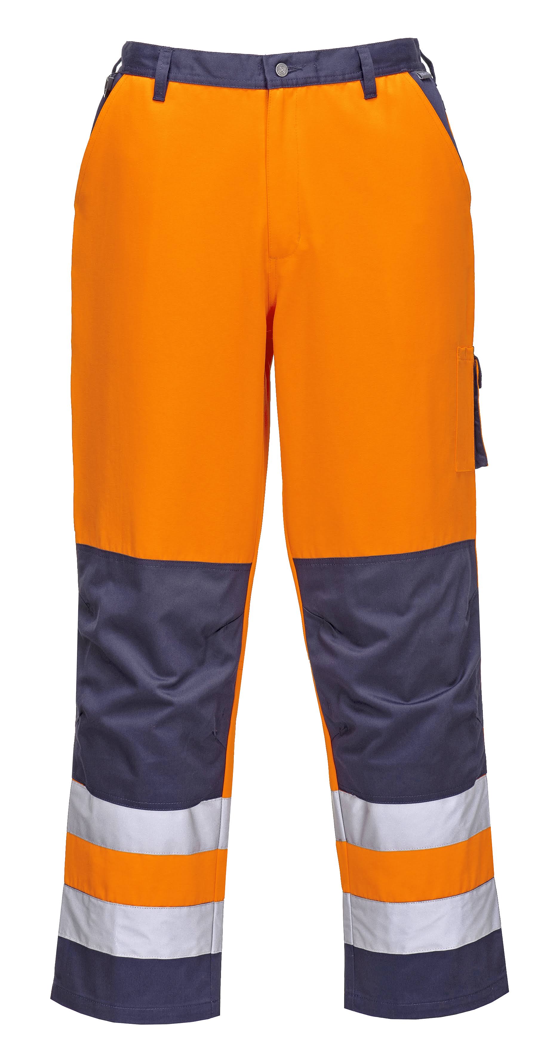 Tx51 for sale online Portwest Texo Trousers Hivis Orange/navy Large 