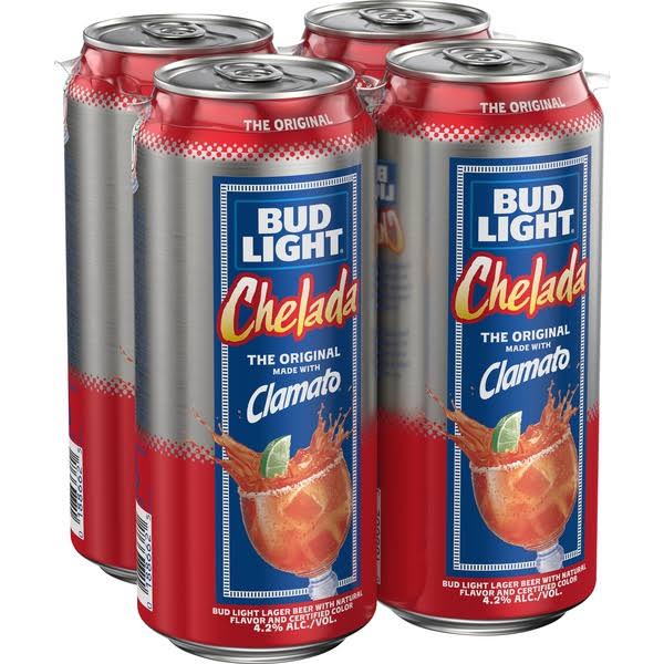 Bud Light Clamato Chelada Beer - 16oz