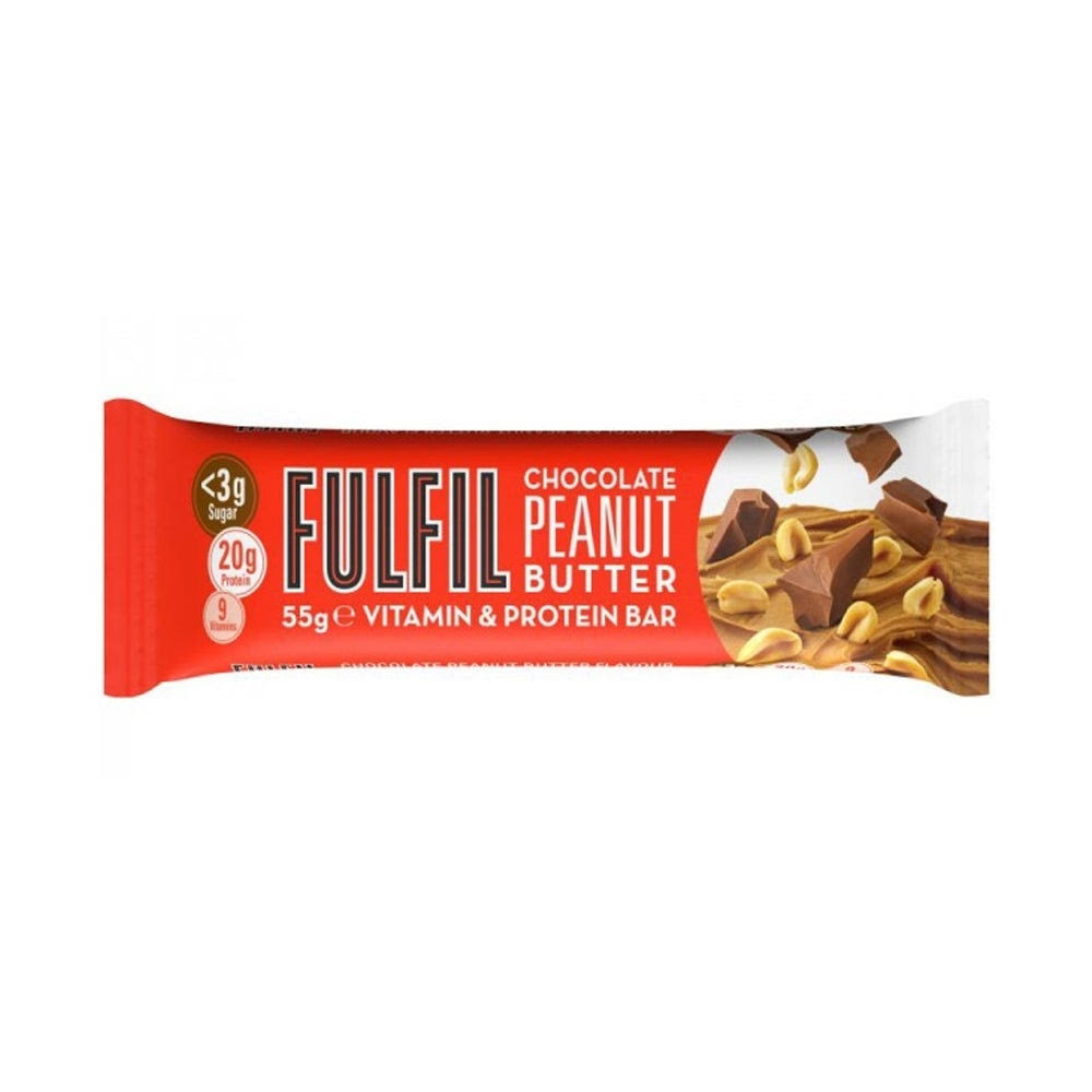Fulfil Chocolate Peanut Butter Vitamin and Protein Bar - 55g