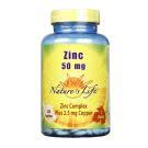 Nature's Life Zinc - 50 MG - 250 Tablets