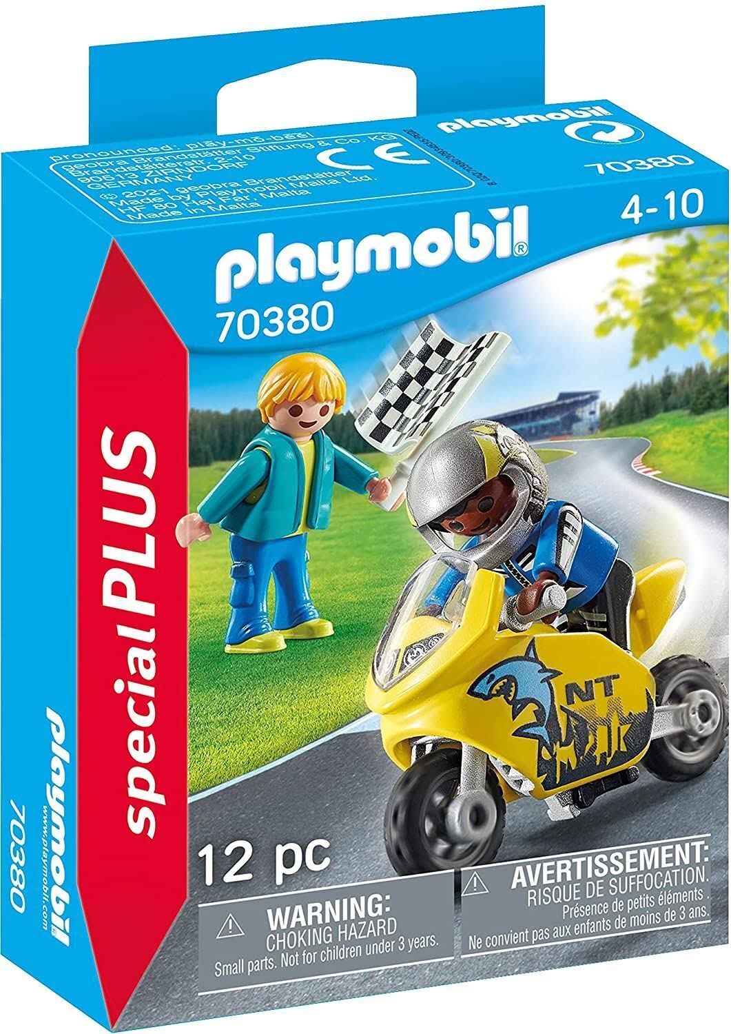 Playmobil - 70380 Special Plus Boys with Motorcycle
