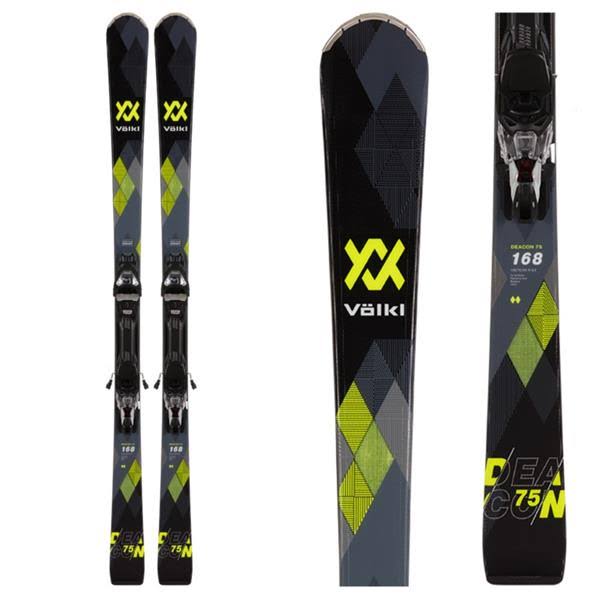 Volkl Deacon 75 Skis w/ vMotion 10 GW Bindings