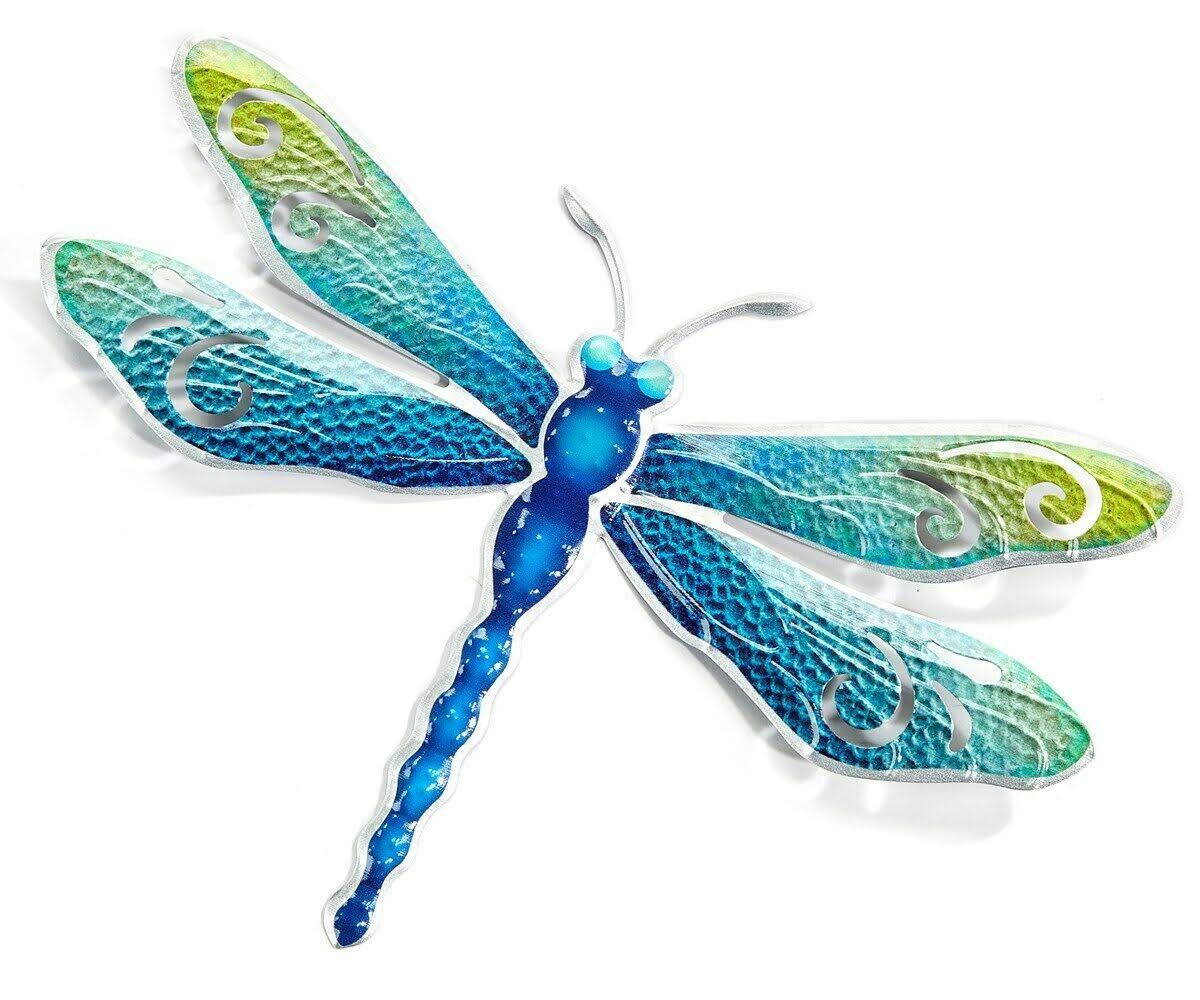 Giftcraft Blue & Green Dragonfly Wall Art One-Size