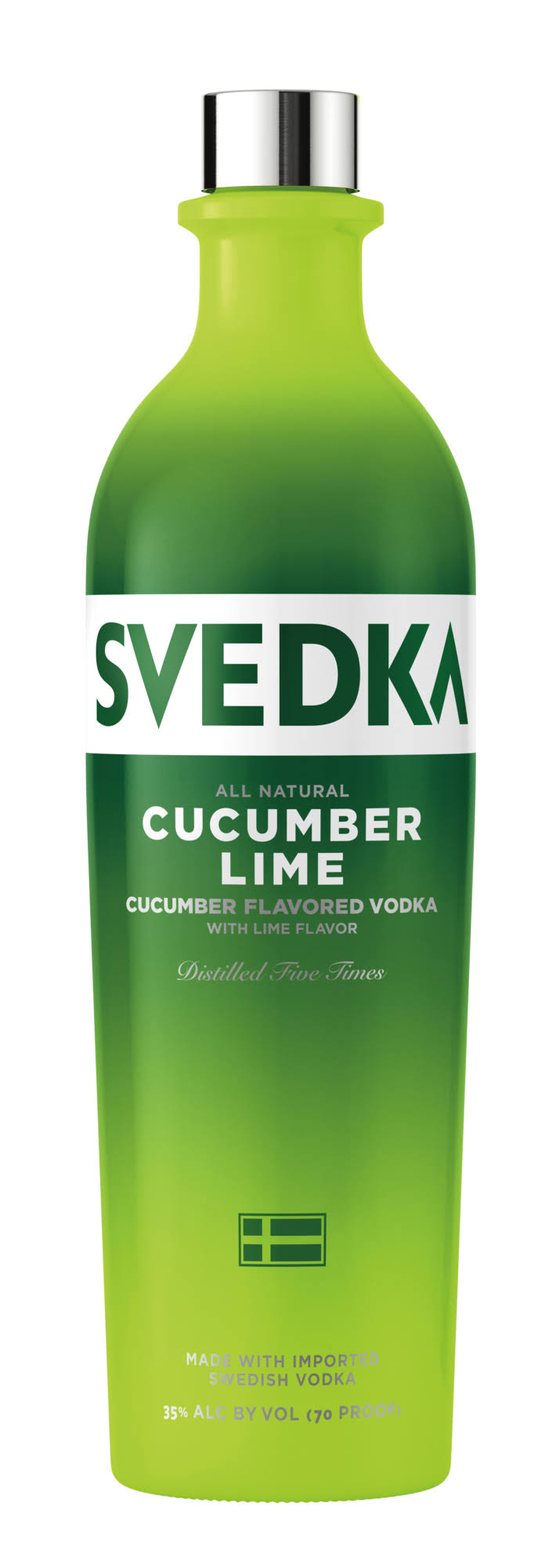 Svedka Vodka, Cucumber Lime Flavored - 750 ml