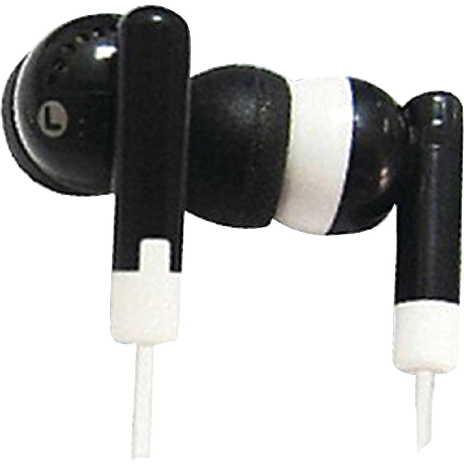 SuperSonic Black IQ-101BLACK Earbud Digital Stereo Earphone