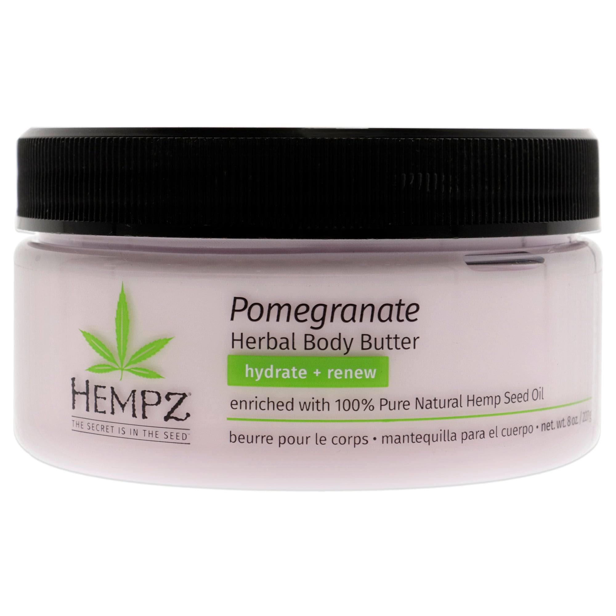 HEMPZ Pomegranate Herbal Body Butter, 8 oz