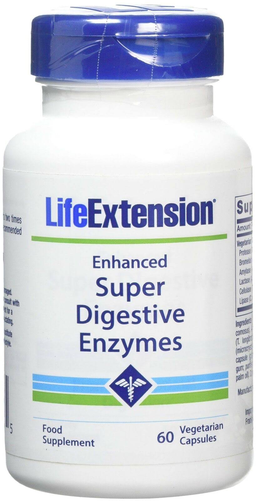 Life Extension Enhanced Super Digestive Enzyme - x60