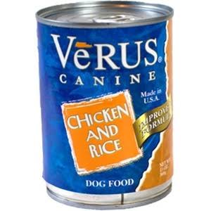 Verus Chicken and Brown Rice Formula Canned Dog Food