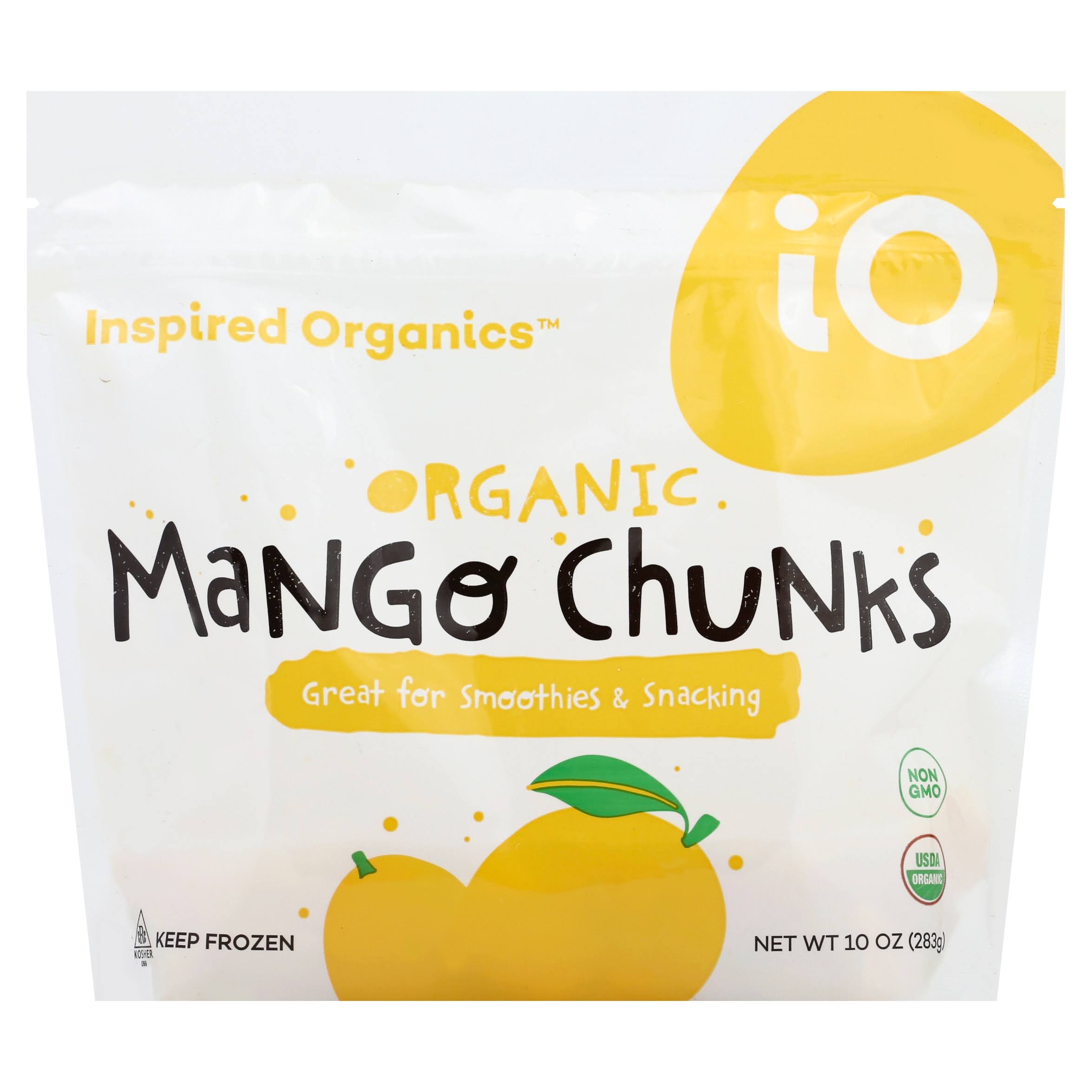 Inspired Organics Mango Chunks, Organic - 10 oz