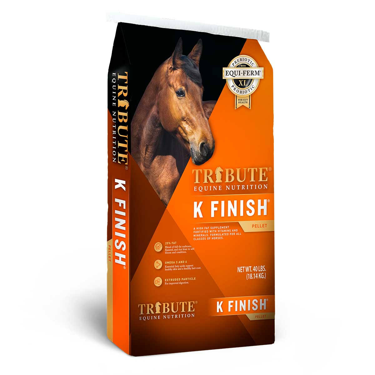 Kalmbach Feeds Tribute K Finish Horse Supplement - 40lbs
