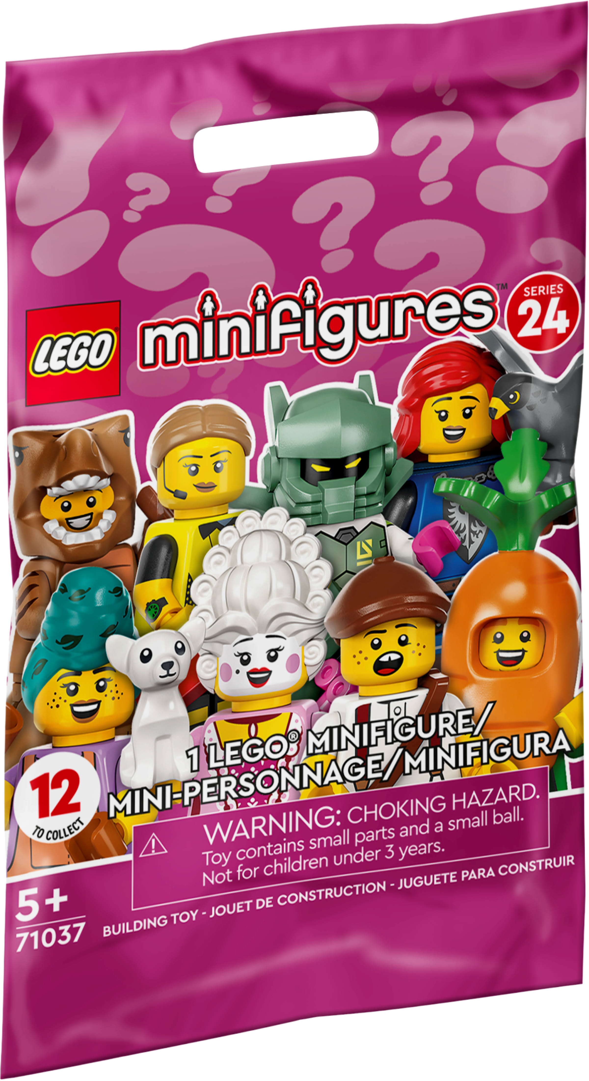 LEGO Minifigures Series 24 71037 Building Toy Set For Kids, Boys, and Girls Ages 5+ (1 of 12 to Collect)
