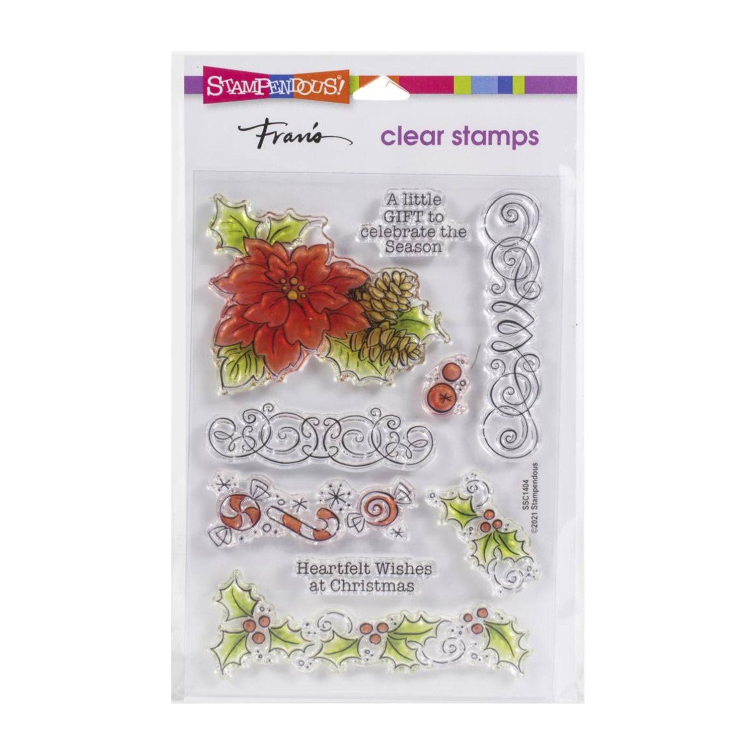 Stampendous Perfectly Clear Stamps - Christmas Frame
